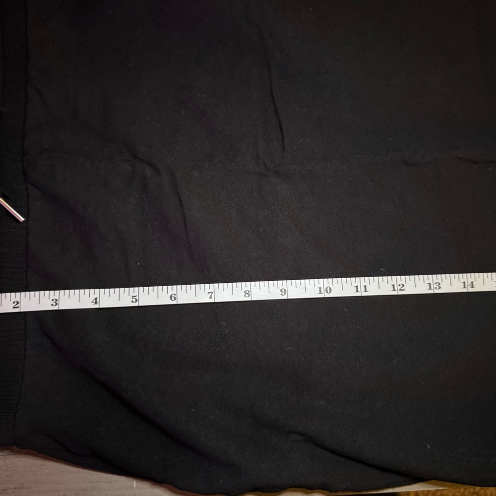 Anthropologie Daily Ritual Black Mini Skirt with Tie Detail - Picture 5 of 5